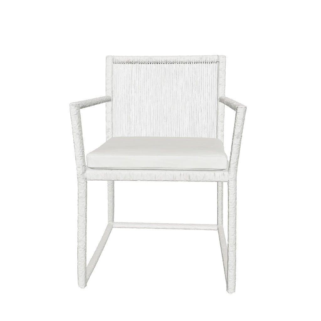 Borek Lincoln Tuinstoel Off-White, foto 2 van 3