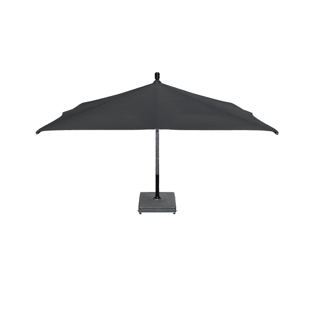 Borek | Capri Zweefparasol 350 x 350 cm Grafiet| Batyline Zwart