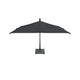 Borek | Capri Zweefparasol 350 x 350 cm Grafiet| Batyline Zwart