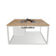 Cosi Cosiloft 100 White Frame Teak Top, foto 2 van 3