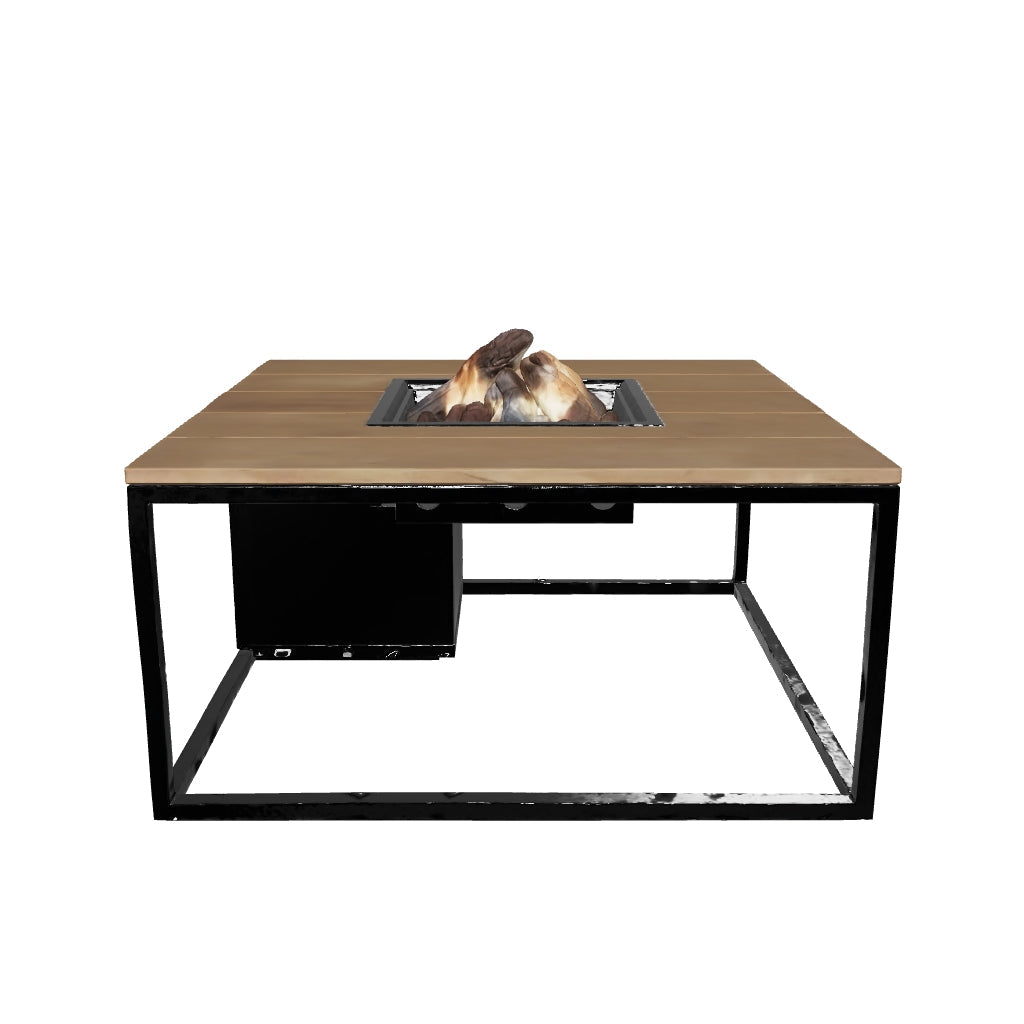 Cosi Cosiloft 100 Black Frame Teak Top, foto 2 van 3