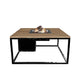 Cosi Cosiloft 100 Black Frame Teak Top, foto 2 van 3