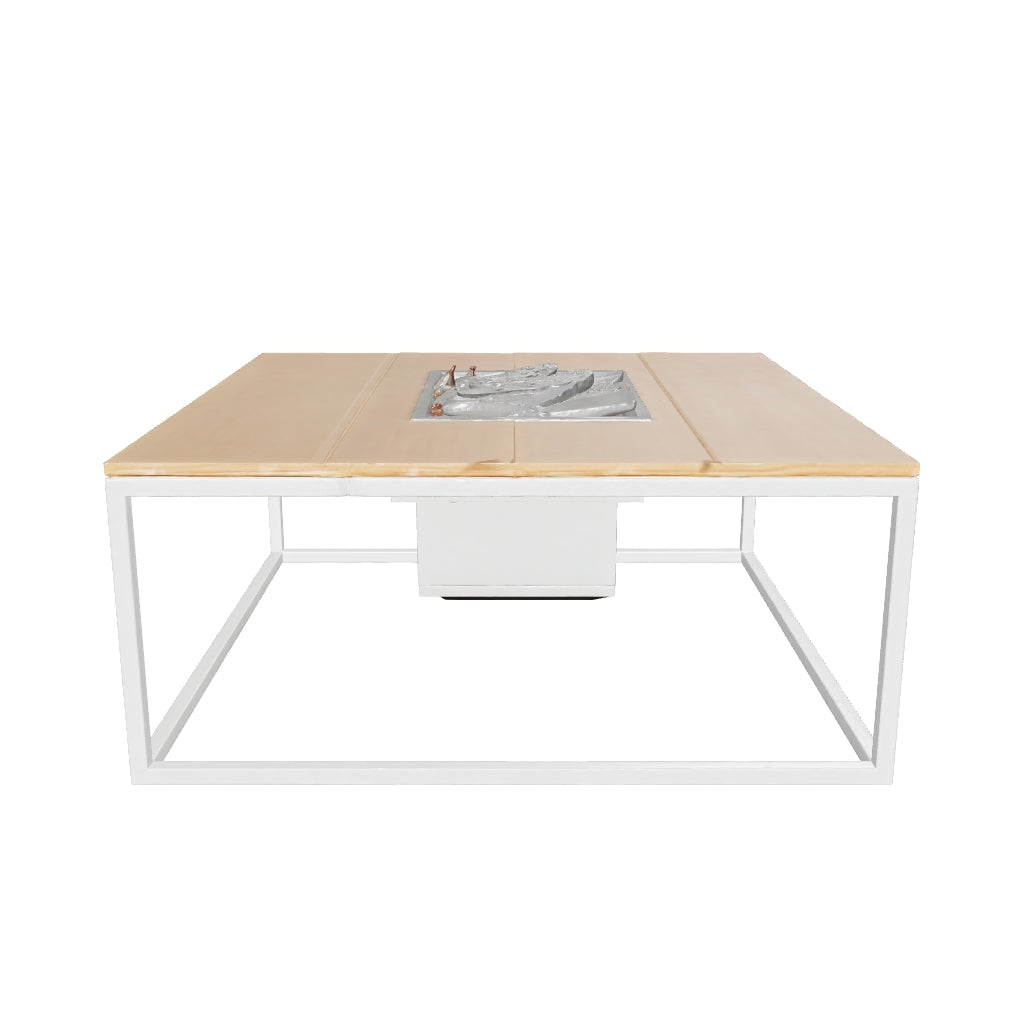 Cosi | Cosiloft 120 | White Frame | Teak Top