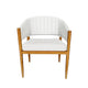 Fonteyn Solenza Tuinstoel Almond-Teak, foto 2 van 7