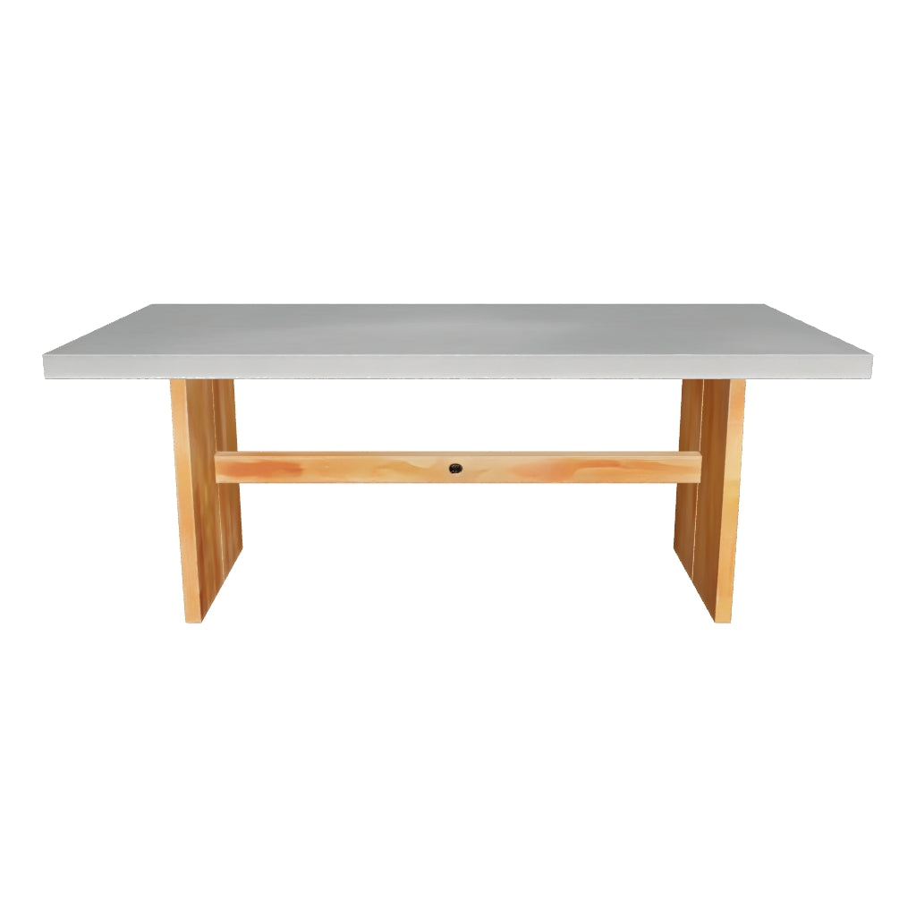 Fonteyn | Monda Tuintafel 210 x 97 cm | Betonlook/Acacia