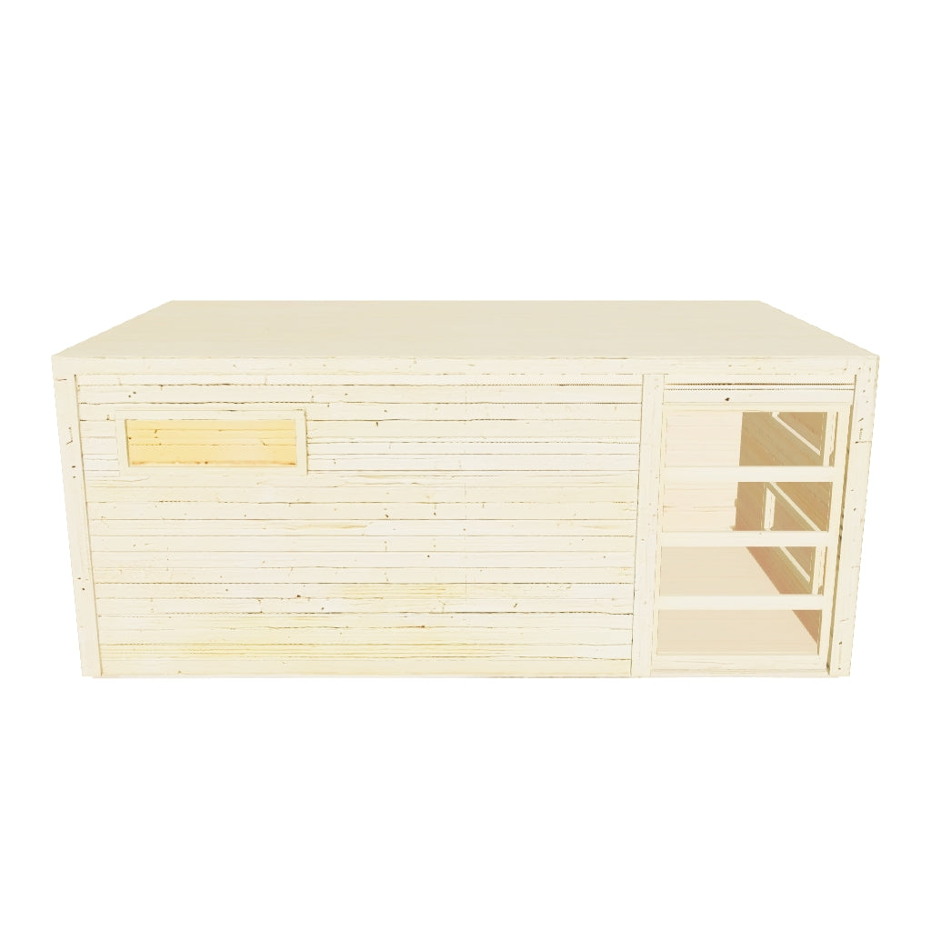 Karibu | Hygge Buitensauna | Kachel 9 kW Externe Bediening