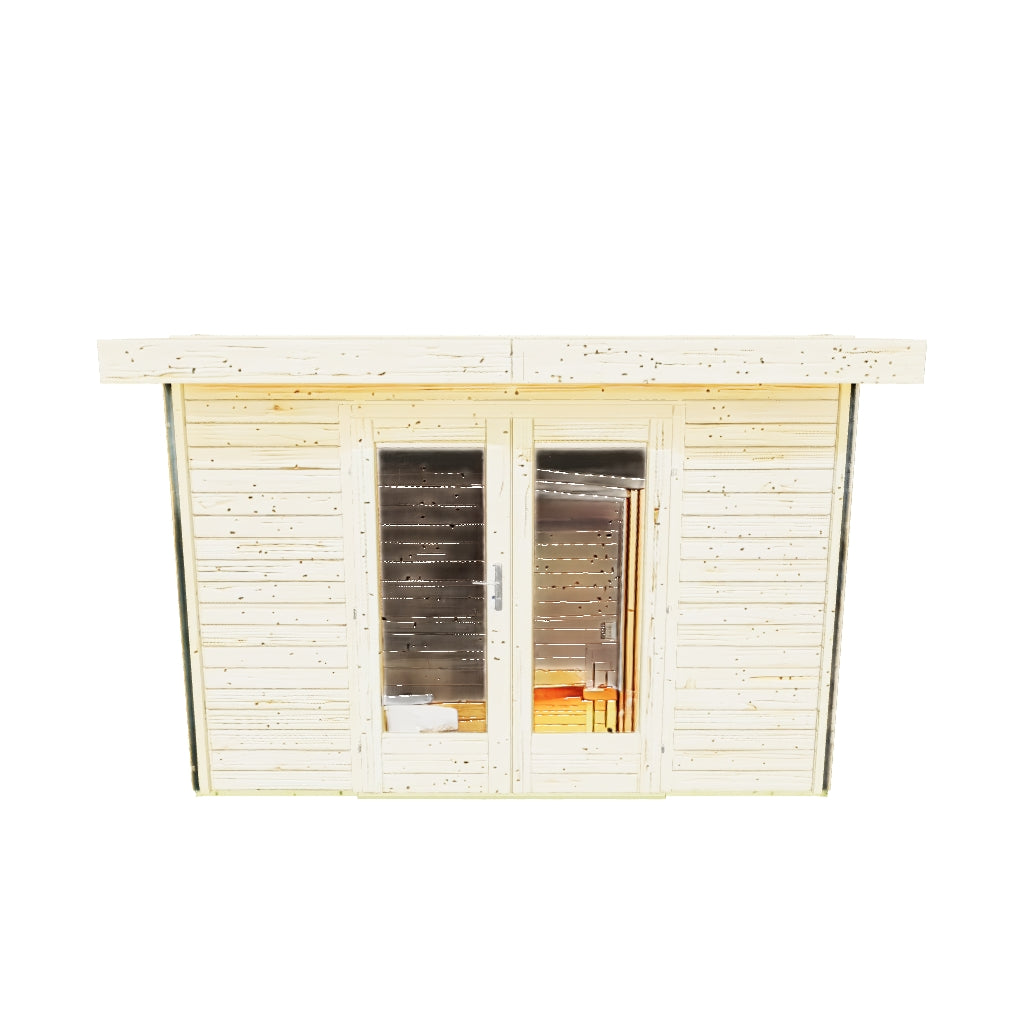 Karibu | Mainburg 1 Sauna Set A | Kachel 9 kW Externe Bediening