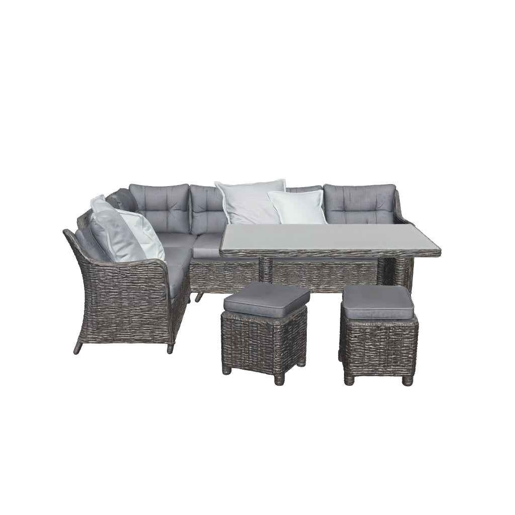 Fonteyn | Camden Low Diningset | Charcoal