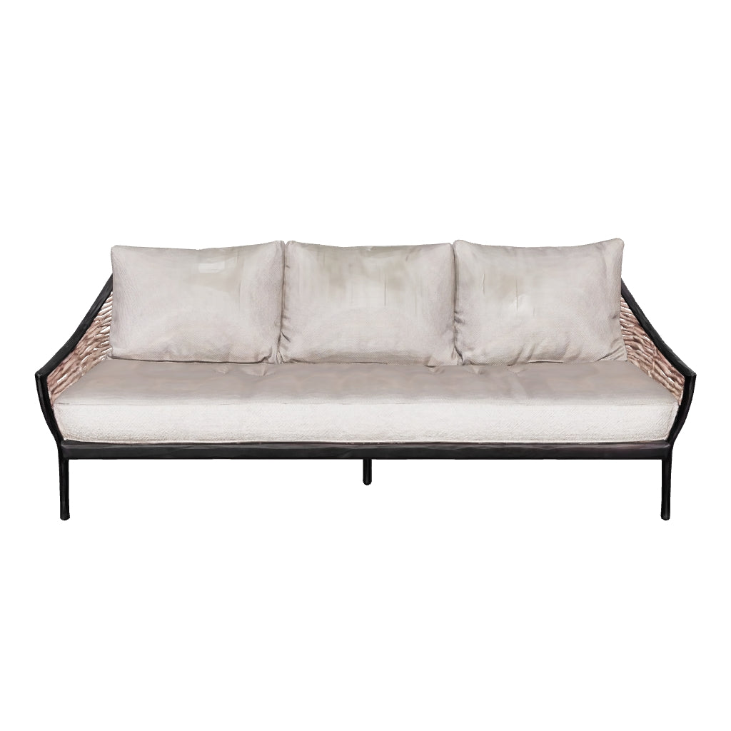 Apple Bee | Milou Loungebank 3-zits | Black