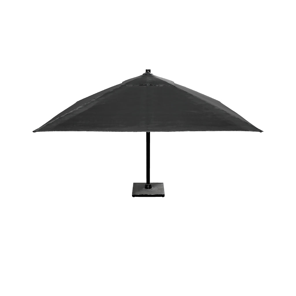Platinum Sun & Shade Challenger T¹ Zweefparasol Premium 300 x 300 cm Faded Black, foto 2 van 9
