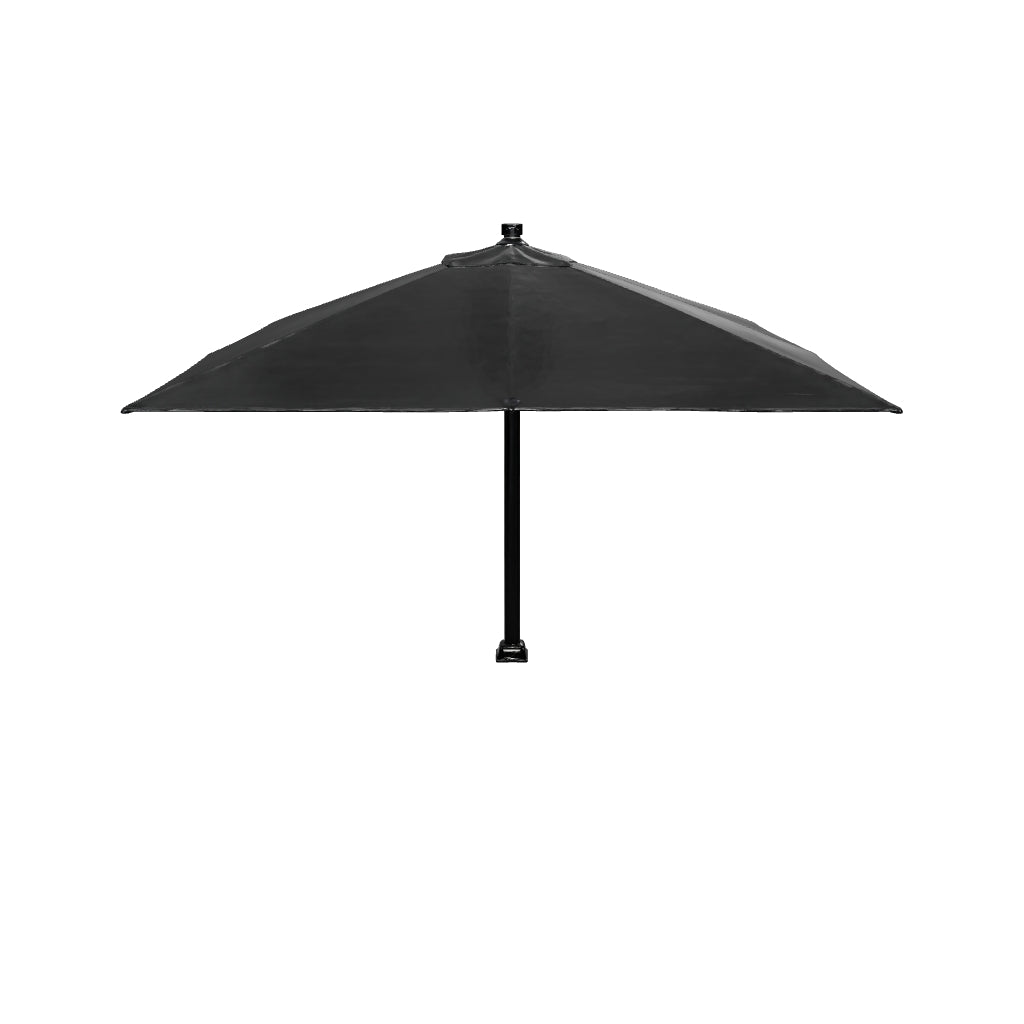 Platinum Sun & Shade Challenger T² Zweefparasol Premium 350 x 260 cm Faded Black, foto 2 van 12