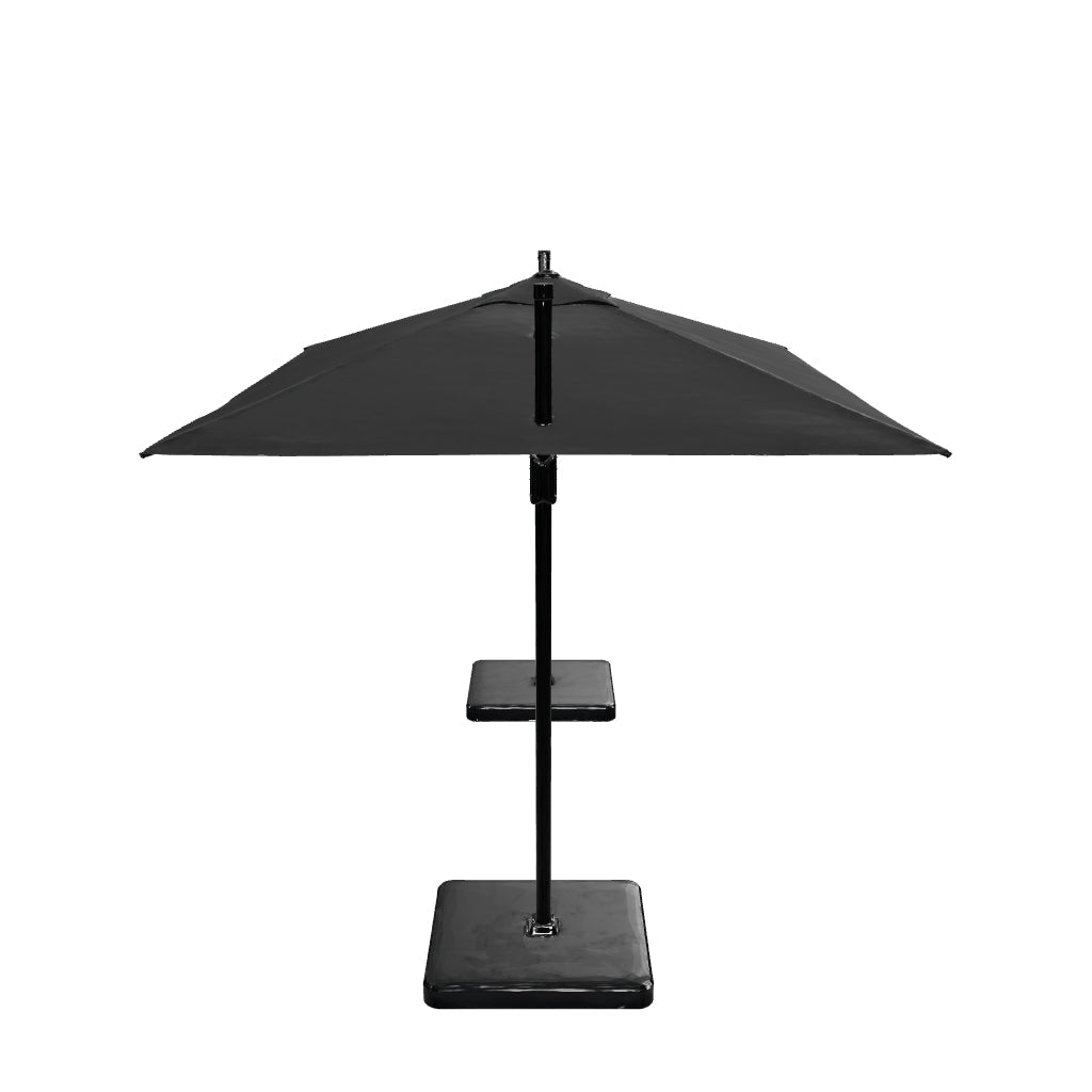 Platinum Sun & Shade Challenger T² Zweefparasol 300 x 300 cm Antraciet, foto 2 van 11