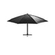 Platinum Sun & Shade | Challenger T² Zweefparasol Premium Ø350 cm | Faded Black