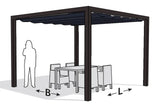 Platinum Sun & Shade | Prosail Harmonica Waterproof 297 x 397 cm | Grijs