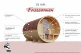 Karibu | Barrelsauna Quadro 1