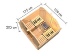 Karibu | Barrelsauna Quadro 1