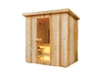 Fonteyn Retreat 180 Combi Buiten Sauna - productfoto op witte achtergrond