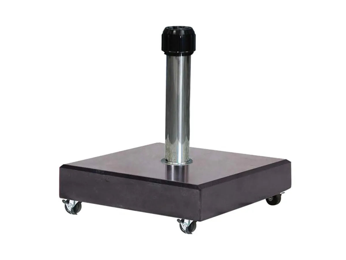 Platinum Sun & Shade | Rome Parasolvoet Graniet met Wielen | 60 kg