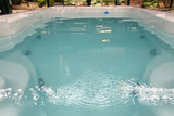 Aquatic 2 Swimspa | Sterling White with DARK GREY
