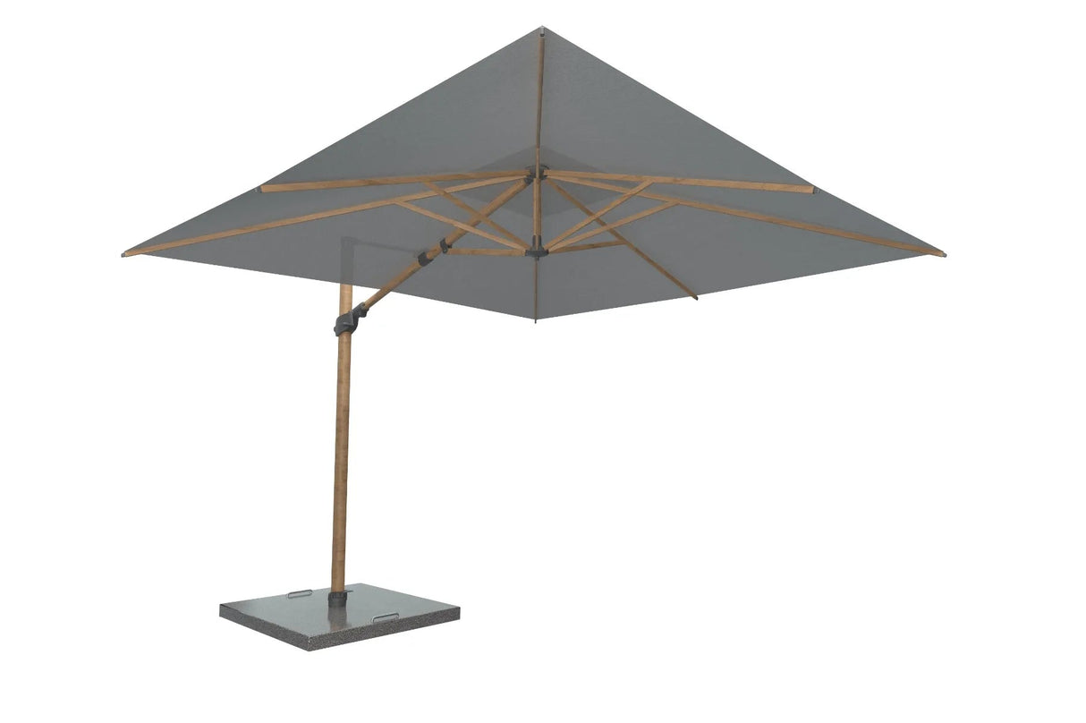 4 Seasons Outdoor | Siesta Premium Parasol 300 x 300 cm | Houtlook-Charcoal