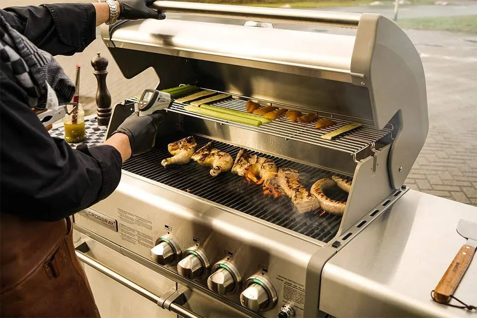 Heatstrip | Crossray 4 Built In BBQ | 4 Burner | 30 MB