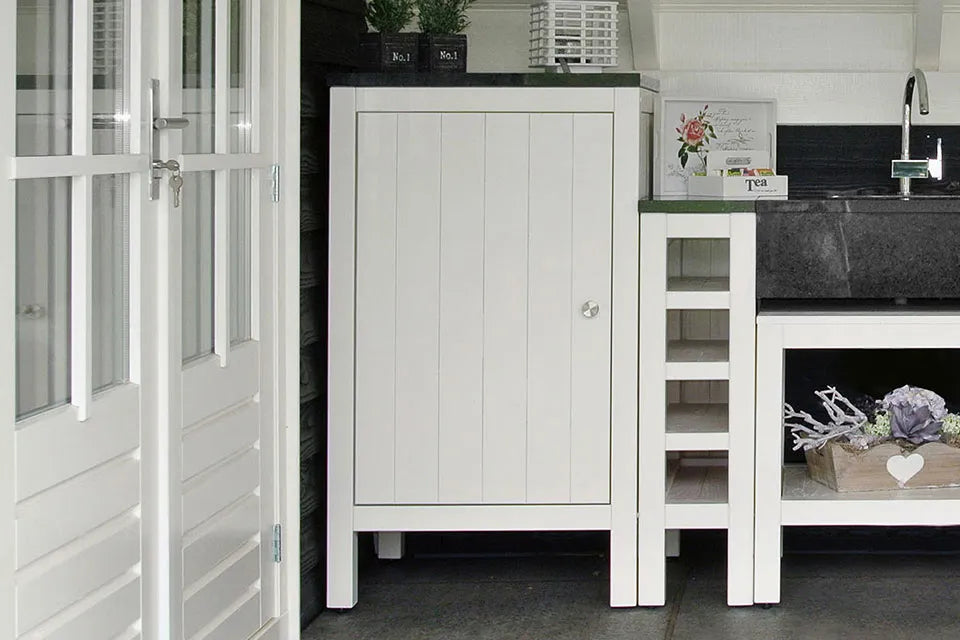 Trendhout | Buitenkeuken Buffet Module R | Lage Koelkast Kast