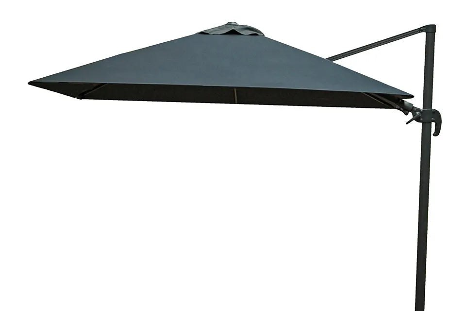 Shadow LED Zweefparasol 300x300cm Antraciet/Faded Black