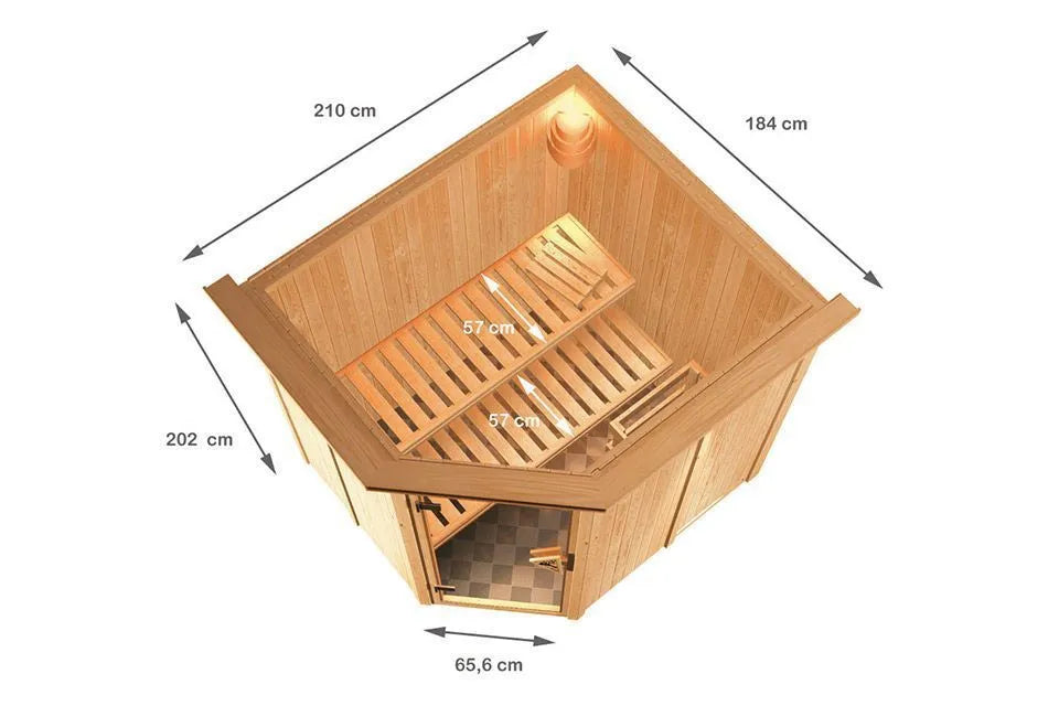 Karibu | Siirin Sauna | Antracietglas