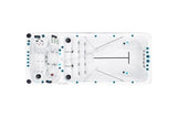 Spirit Deep Swimspa | Sterling White with DARK GREY