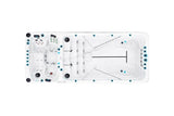 Spirit Swimspa | Sterling White with DARK GREY