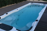 Aquatic 2 Swimspa | Sterling White with DARK GREY