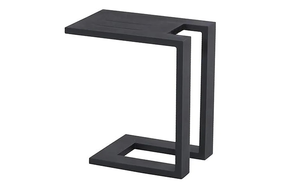 Fonteyn | U Bijzettafel Aluminium | Zwart