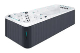 Vitality Deep Swimspa | Sterling White with DARK GREY