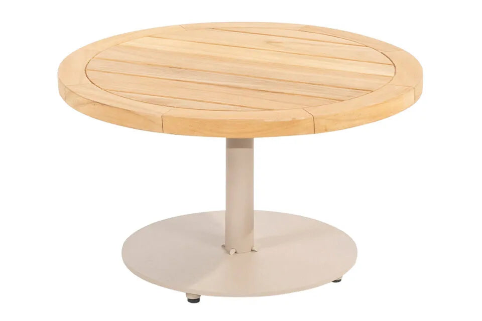 4 Seasons Outdoor | Volta Koffietafel Teak Ø60 cm x 35(h) cm | Latte