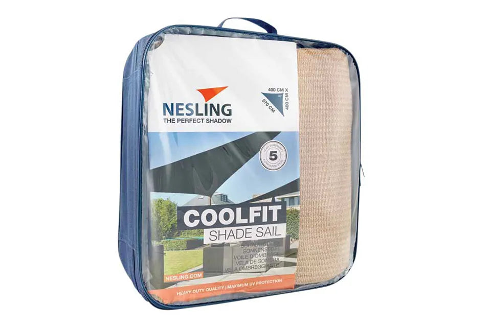 Platinum Sun & Shade | Coolfit Schaduwdoek Driehoek 90° 500 x 500 x 710 cm | Sand
