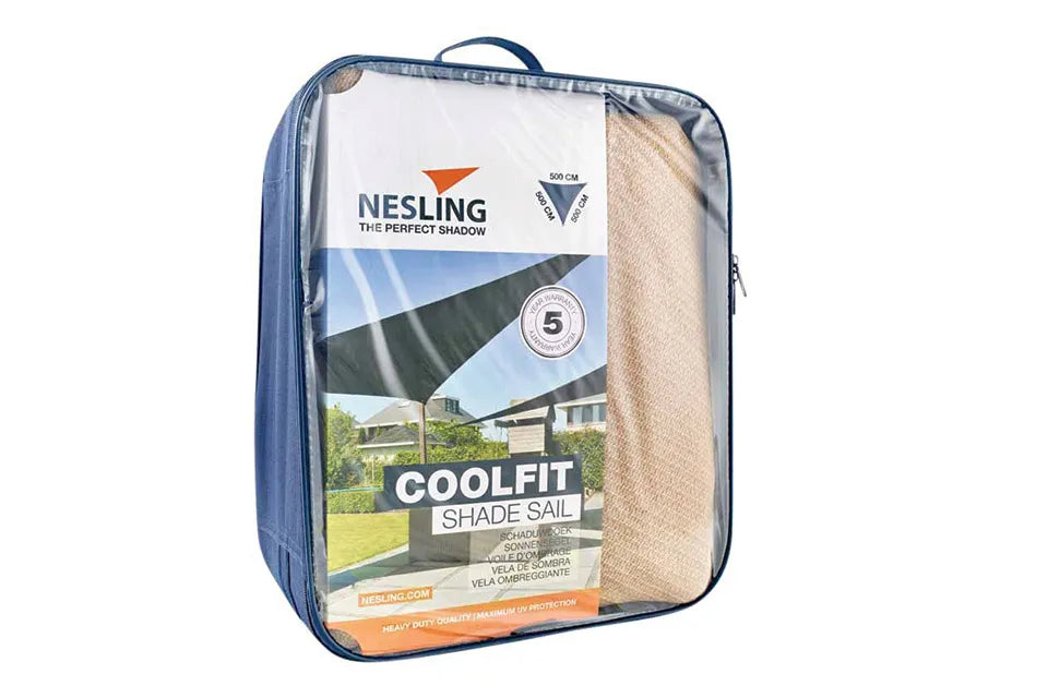 Platinum Sun & Shade | Coolfit Schaduwdoek Driehoek 500 x 500 x 500 cm | Sand