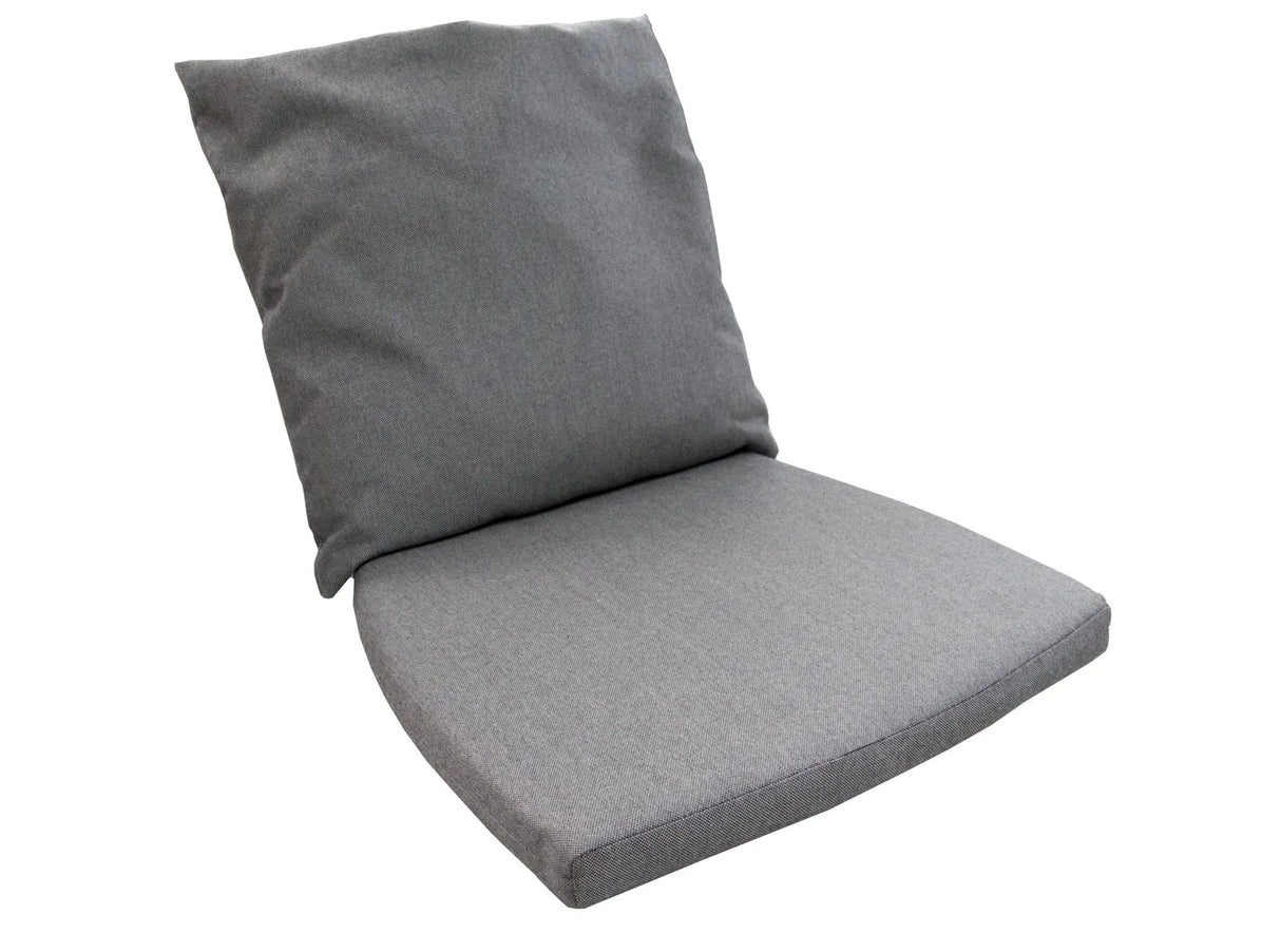 Borek | Majinto Zit- en Rugkussen Tuinstoel | Dark Taupe