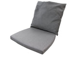 Borek | Majinto Zit- en Rugkussen Tuinstoel | Dark Taupe