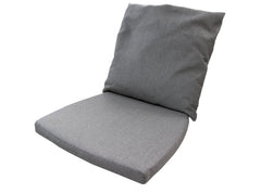 Borek | Majinto Zit- en Rugkussen Tuinstoel | Dark Taupe