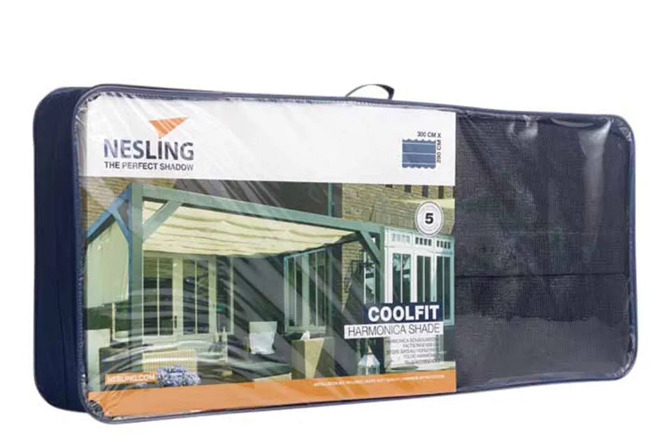 Platinum Sun & Shade | Coolfit Harmonica Schaduwdoek 290 x 500 cm | Black