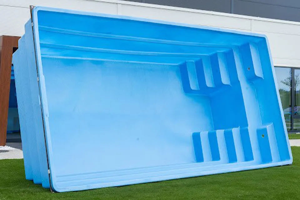 Fonteyn Zwembad PE 600 x 300 x 150 cm in blauw