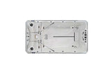 Fitness 1 Deep Swimspa | Sterling White with DARK GREY