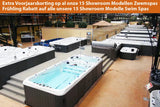 Fitness 1 Swimspa | Sterling White with DARK GREY