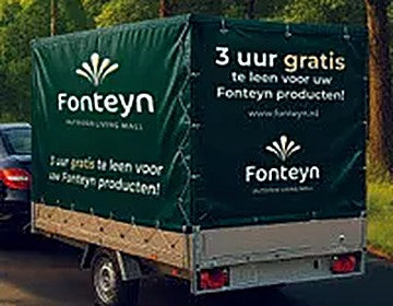 Gratis aanhanger Fonteyn