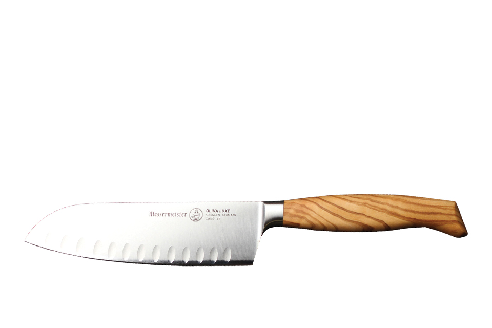 Messermeister | Oliva Luxe 6,5" Santoku Hollow Edges