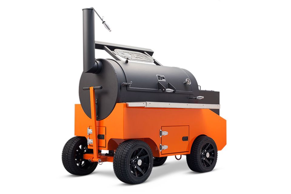 Yoder Smokers Cimarron on Cart 26"" | Showroommodel